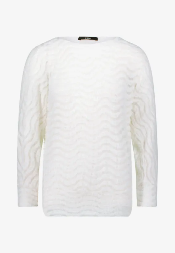 Sweatshirt mit Wellenmuster