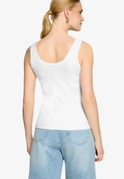 Top mit floraler Spitze